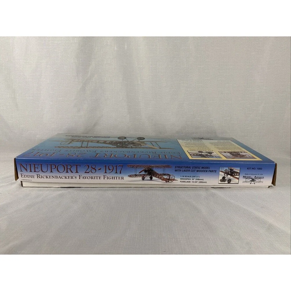 Model Airways 1:16 Nieuport 28-1917 Eddie Rickenbacker's Favorite Fighter